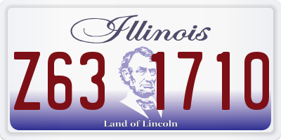 IL license plate Z631710