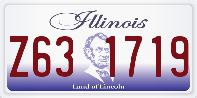 IL license plate Z631719