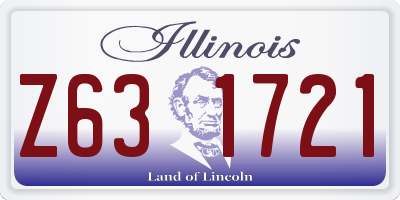 IL license plate Z631721