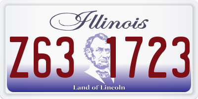 IL license plate Z631723