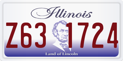 IL license plate Z631724