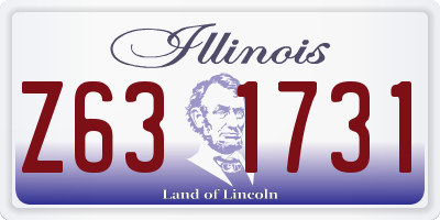 IL license plate Z631731