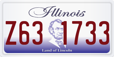 IL license plate Z631733