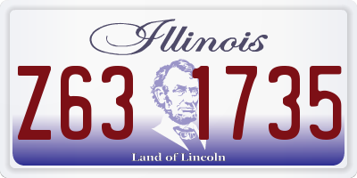 IL license plate Z631735