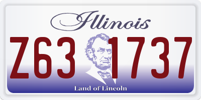 IL license plate Z631737