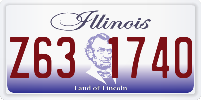 IL license plate Z631740