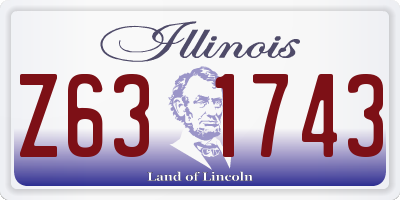 IL license plate Z631743