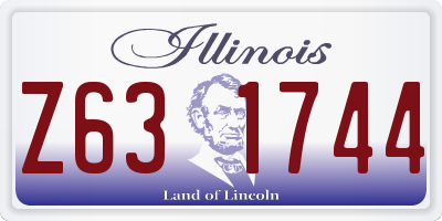 IL license plate Z631744