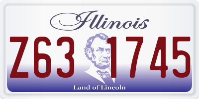 IL license plate Z631745