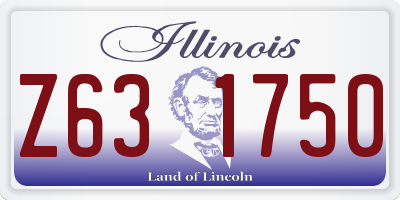 IL license plate Z631750