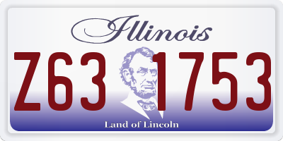 IL license plate Z631753