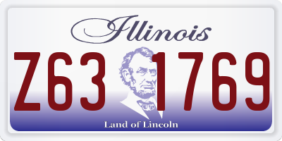 IL license plate Z631769