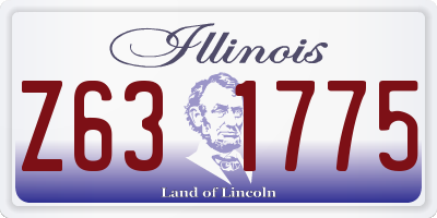 IL license plate Z631775