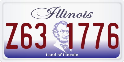 IL license plate Z631776