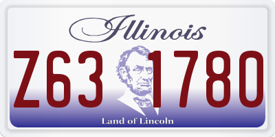 IL license plate Z631780