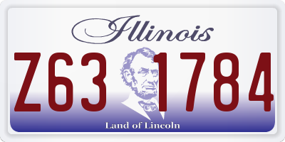 IL license plate Z631784