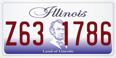 IL license plate Z631786