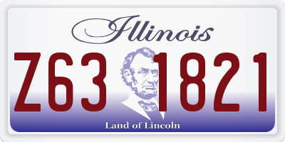 IL license plate Z631821