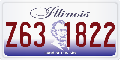 IL license plate Z631822