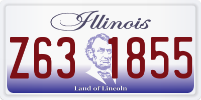 IL license plate Z631855