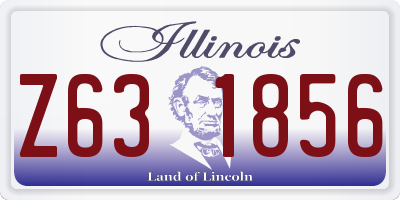 IL license plate Z631856