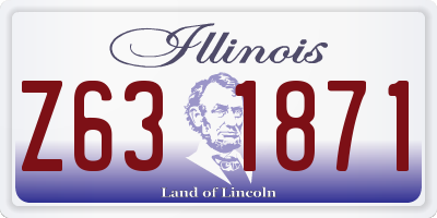 IL license plate Z631871