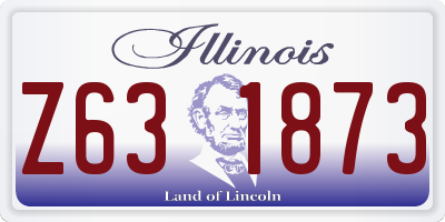 IL license plate Z631873