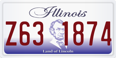 IL license plate Z631874