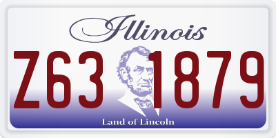 IL license plate Z631879
