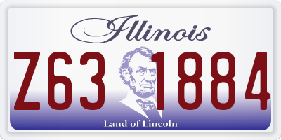 IL license plate Z631884
