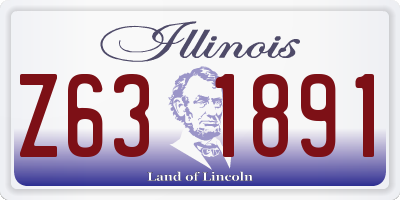IL license plate Z631891