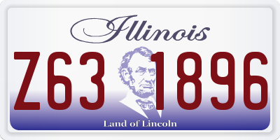 IL license plate Z631896