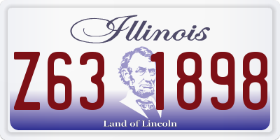 IL license plate Z631898