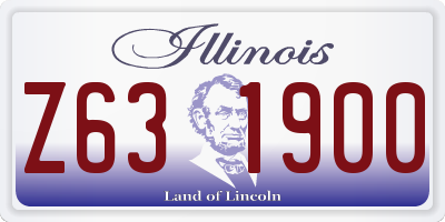 IL license plate Z631900