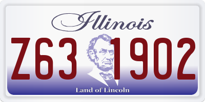 IL license plate Z631902