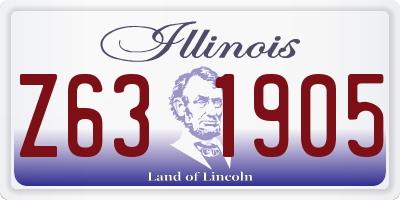 IL license plate Z631905
