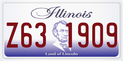 IL license plate Z631909