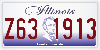 IL license plate Z631913