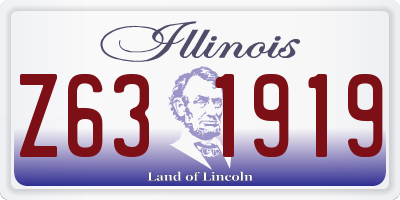 IL license plate Z631919