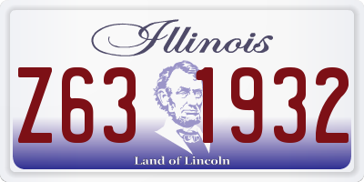 IL license plate Z631932