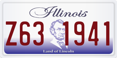 IL license plate Z631941