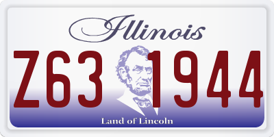 IL license plate Z631944