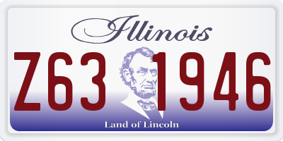 IL license plate Z631946