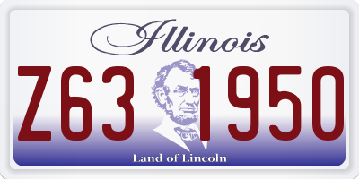 IL license plate Z631950