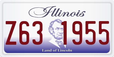 IL license plate Z631955