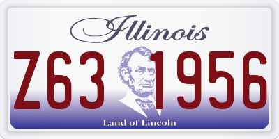 IL license plate Z631956