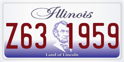 IL license plate Z631959