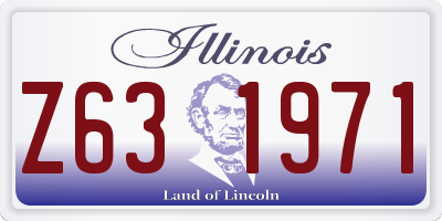 IL license plate Z631971