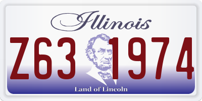 IL license plate Z631974