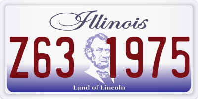 IL license plate Z631975